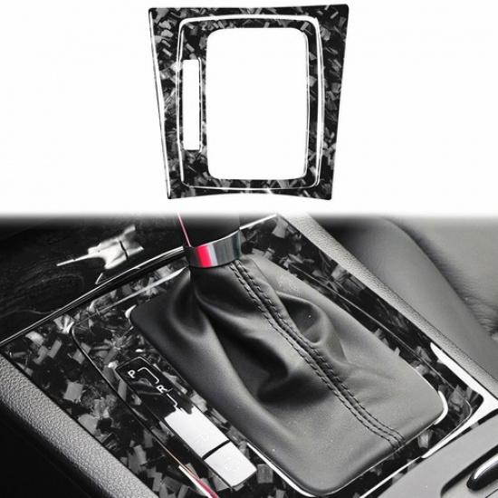 Carbon Fiber Gear Shift Lever Panel Trim for Benz W204 C-Class 2007-2013