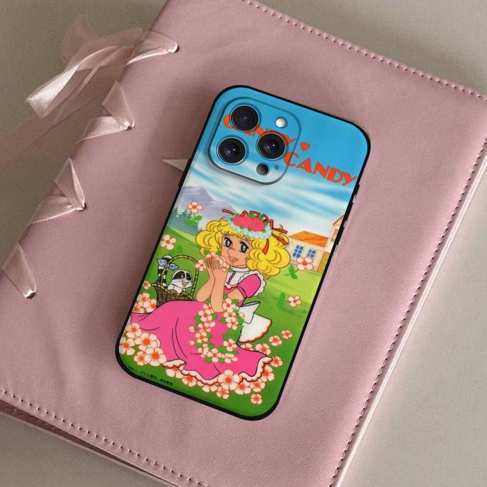 Чехол для телефона Manga C-Candy Candy для IPhone 17 16 15 14 13 12 11 PRO MAX PLUS Mini из ТПУ, мягкий, приятный для кожи