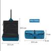 Travel Waterproof Toileting Bag for Men, Camping Storage for Business Trips, Foldable Portable Bag, Toileting Set
