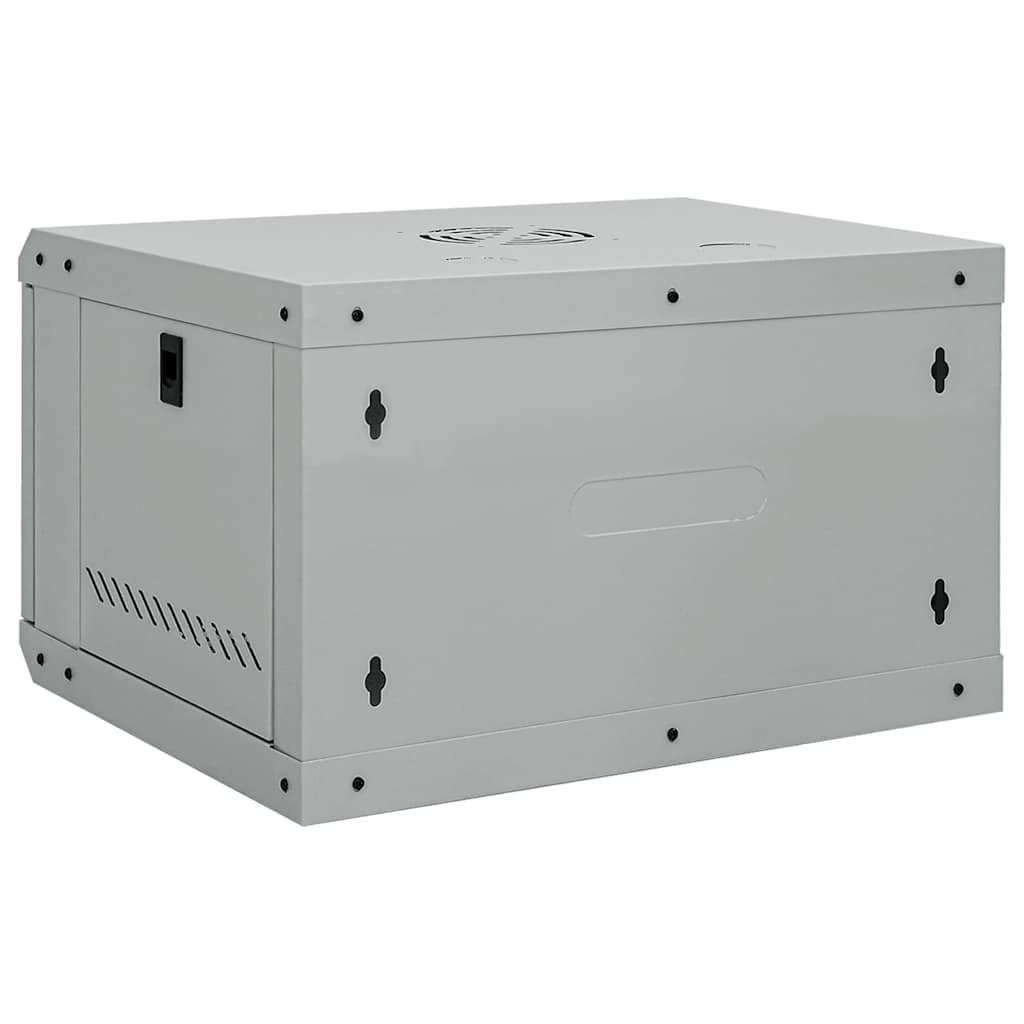 Network Cabinet with Storage Gray 53 x 45 x 30 cm Steel