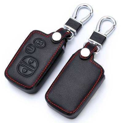 Кожаный чехол для ключей от машины для Toyota Chr Land Cruiser Avensis Auris Corolla RAV4 Prius Prado Camry Crown Yaris, держатель для ключей