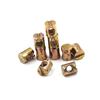 10Pcs M6 Barrel Bolts Nut Cross Dowel Slotted Furniture Nut For Beds Chair
