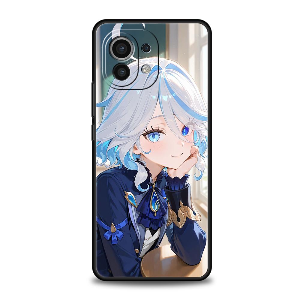 Чехол для телефона для Xiaomi 15 14 13 12 Lite 14T 13T 12T Pro Poco X7 X6 X5 X4 X3 NFC F7 Ultra F6 Pro Cover Genshin Impact Furina
