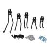 5PcsSet 40kg Garage Storage Double Hooks Heavy Duty Wall Mount Bicycle Holder Hanger for RV