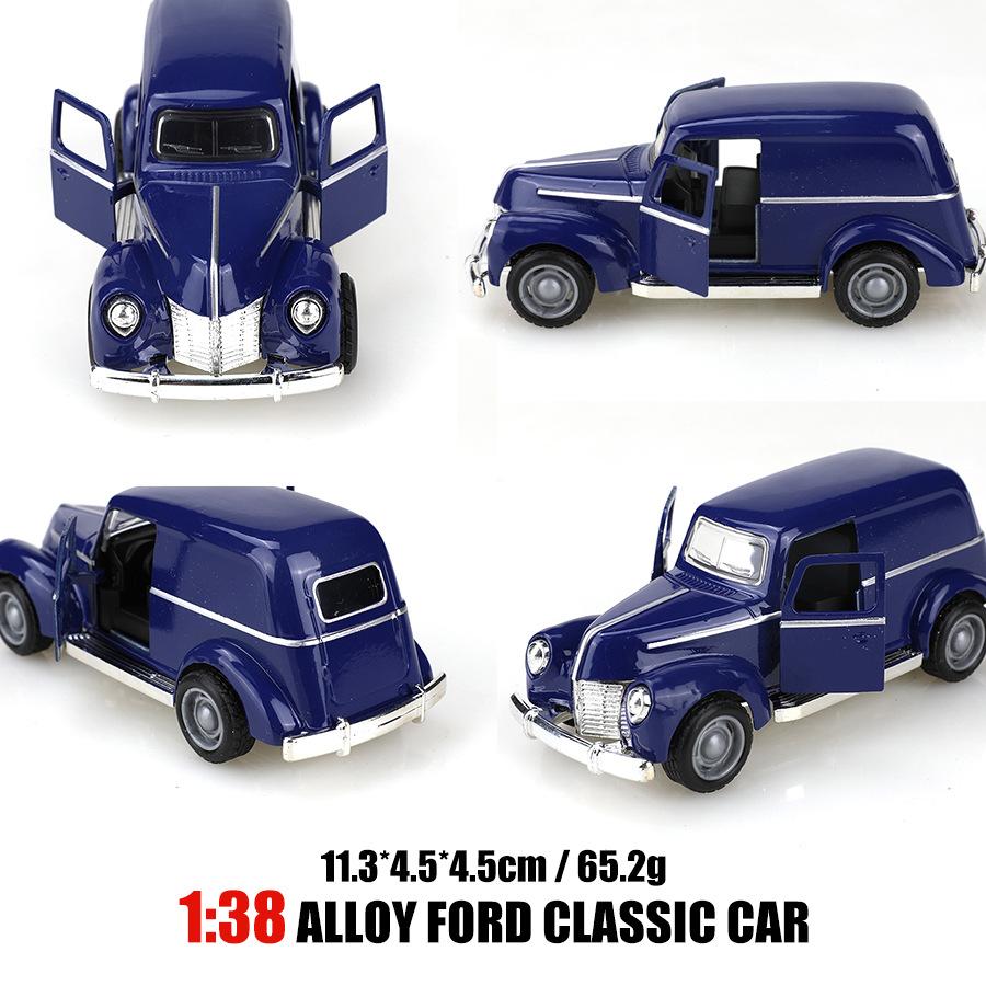 1:38 Scale Classic Pickup Truck Model Car Alloy Toy Car for Kids