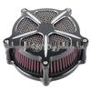 Large Air Filter for Motorcycle: Fits Glide, Dyna, Road King, Fat Boy, Inheritor, Breaker Models