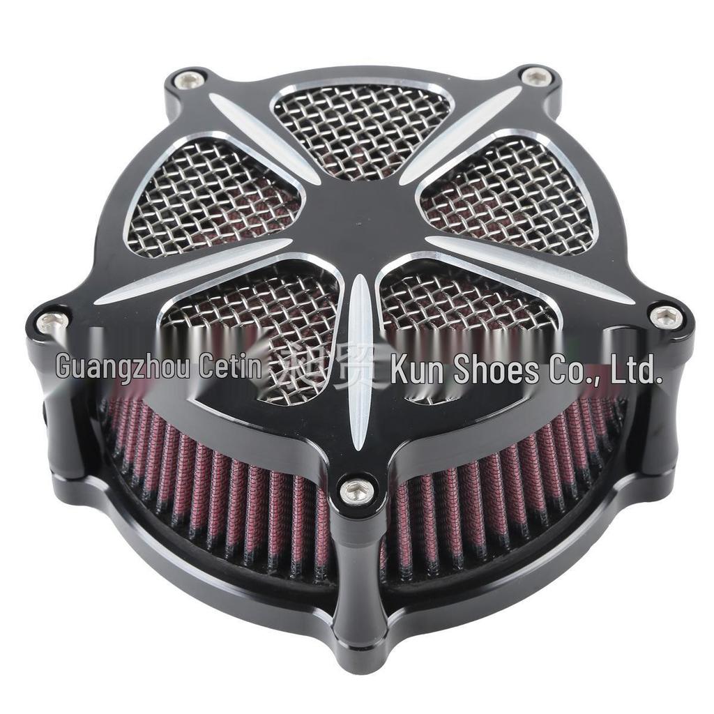Large Air Filter for Motorcycle: Fits Glide, Dyna, Road King, Fat Boy, Inheritor, Breaker Models