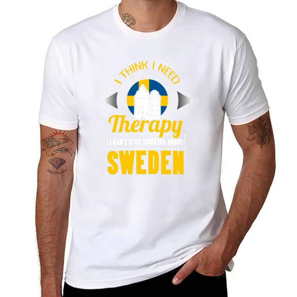 Sweden Stockholm Europe Therapy Tshirt Quick Dry Light Sports Tshirt