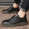 Non-slip Business Dress Black Men's Shoes Spring Kitchen Casual Chef Waterproof Men's Tooling Leather Shoes