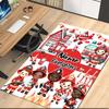 Custom Name fire truck Printed Carpet, for Office Chair Living Room Bedroom Kitchen Room Decor Gifts.