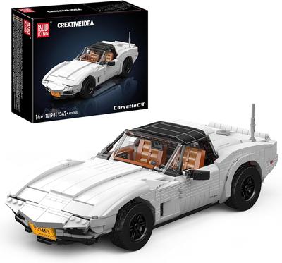 Mould King 10198 Technic Суперспортивный автомобиль Набор строительных блоков (Статика, 1347+ деталей) - Модель спортивного автомобиля для взрослых и подростков