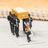 Toys Accessories Funny Model Ghana Dance Cosplay Coffin Dancing Figurine Black Man Pallbearer Team