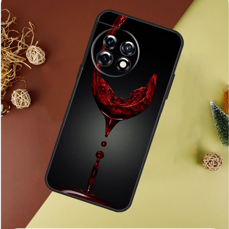 Чехол для телефона OnePlus 13 13R 12 12R 11 9 10 Pro 8T 9RT 10T 10R Nord 4 CE 2 3 Lite N20 N30 с надписью "Пейте пиво Красное вино"