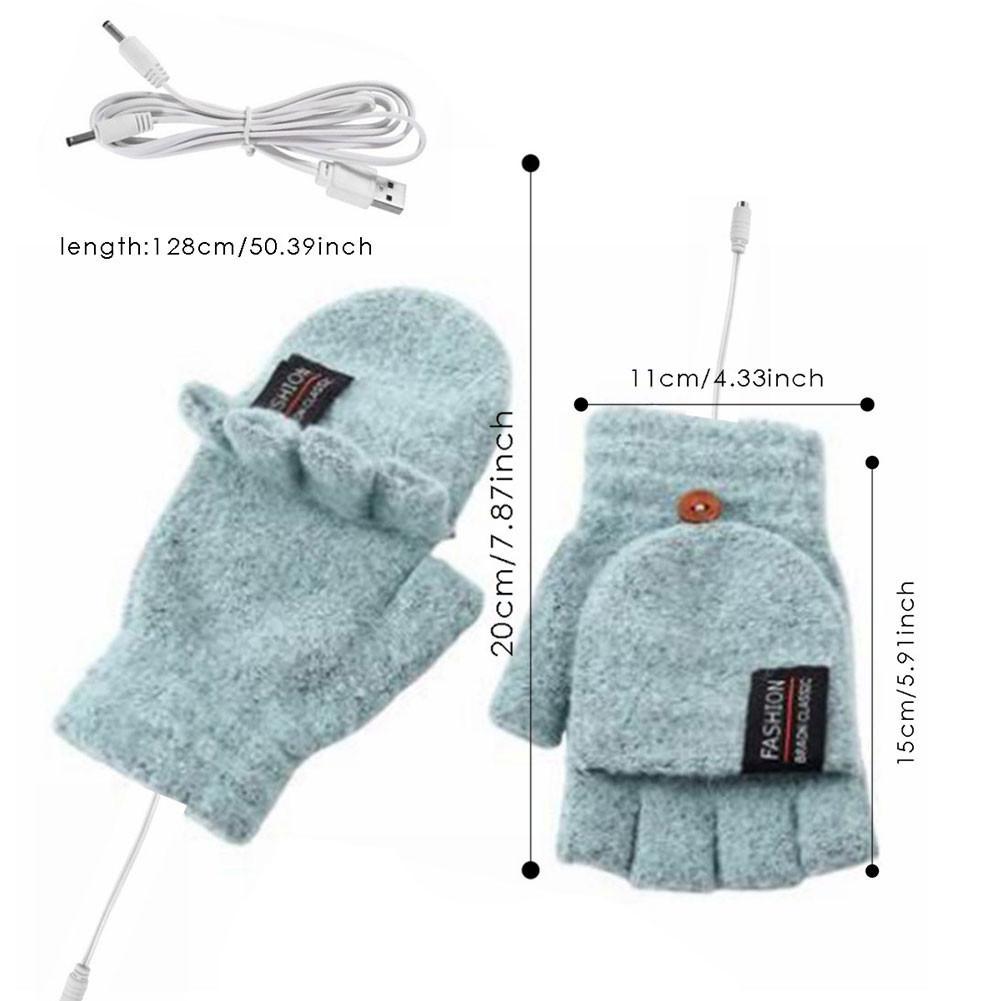 Умные зимние перчатки с USB-зарядкой для катания на лыжах, комфорт в холодную погоду, теплые перчатки, электрические зимние перчатки с подогревом