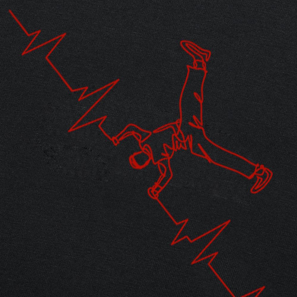 Breakdance Heartbeat Breakdancer Breakdancing T-shirts Men Women's Fashion Casual Tshirt Loose Oversized Streetwear T Shirt