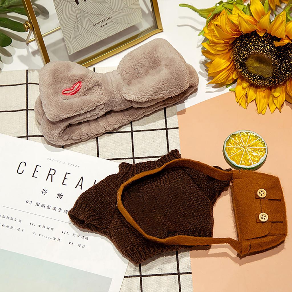 30 см аксессуары для кукол D-uck плюшевая кукольная одежда Кукольная одежда съемная одежда шляпа костюм аксессуары для плюшевых игрушек