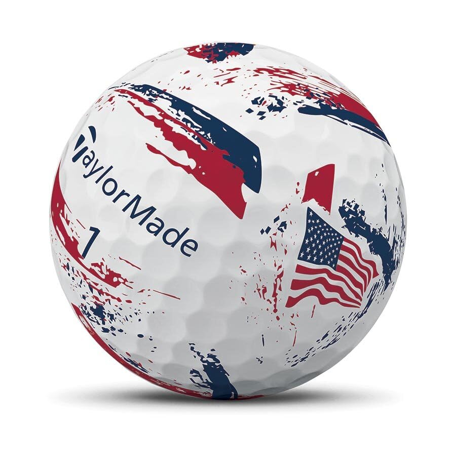 Мячи для гольфа TaylorMade TM26 SpeedSoft Ink USA dz, модель 2026 года, белые