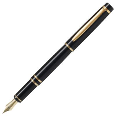 Перьевая ручка Pilot Grance Черная Тонкая (F) Перо FGRC-12SR-BF с конвертером