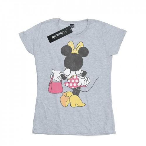 Disney Womens/Ladies Minnie Mouse Back Pose Cotton T-Shirt