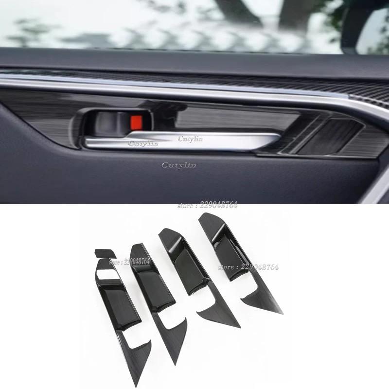 For Toyota RAV4 RAV 4 XA50 ABS Black Wiredrawing Accessories Car Gear Shift Panel Frame Cover Trim