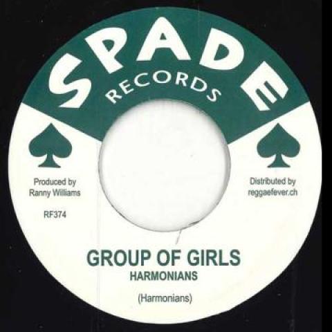 7-дюймовая пластинка HARMONIANS / DENZIL DENNIS - Group Of Girls / Come On In RF374 Spade/Reggae Fe 2022 Европа Reggae, Ska & Dub Б/у