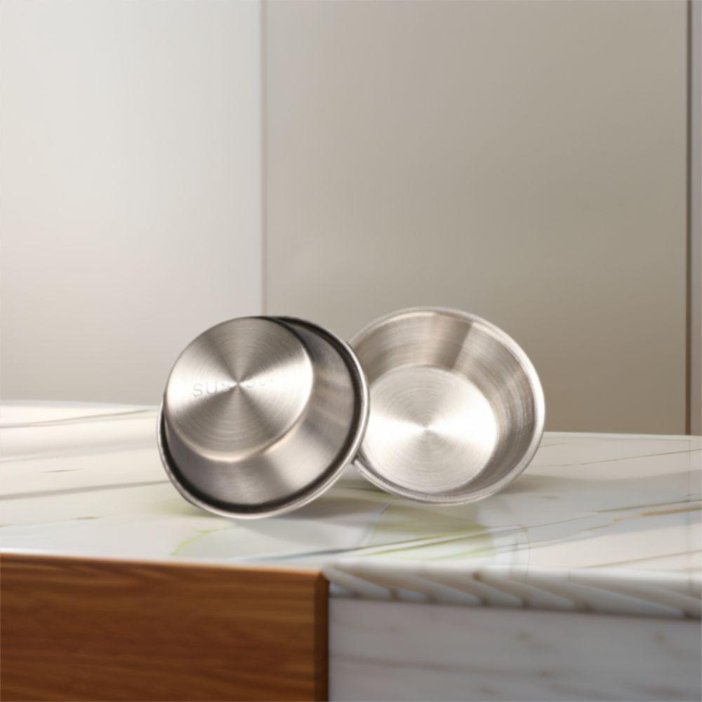 5pcs Reusable Cookie Mold Round Muffin Cake Pans Kitchen Gadgets Egg Tart Mold Pudding