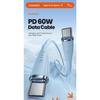 Toocki 60 Вт USB C Кабель Быстрая Зарядка Type C на Type C Кабель Для iPhone 15 Pro Samsung S24 Xiaomi Huawei Applebook Мягкий Data Cord