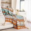 Retro Bohemian Sofa Blanket Office Nap Thickened Knitted Air-conditioning Blanket Single Shawl Small Cover Blanket