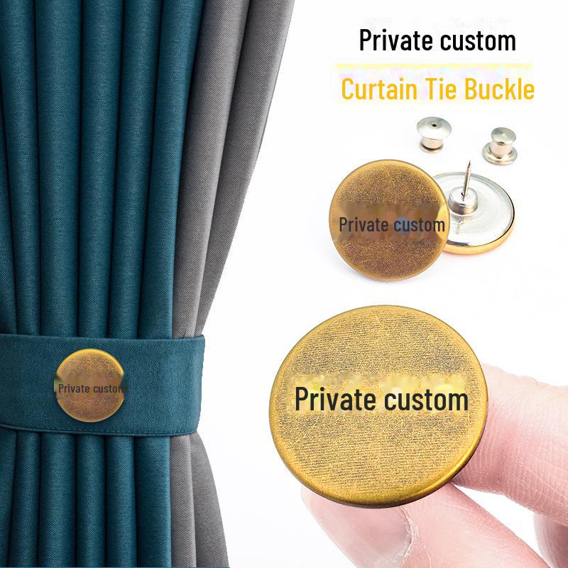 Съемная пряжка для фиксации штор без кнопок