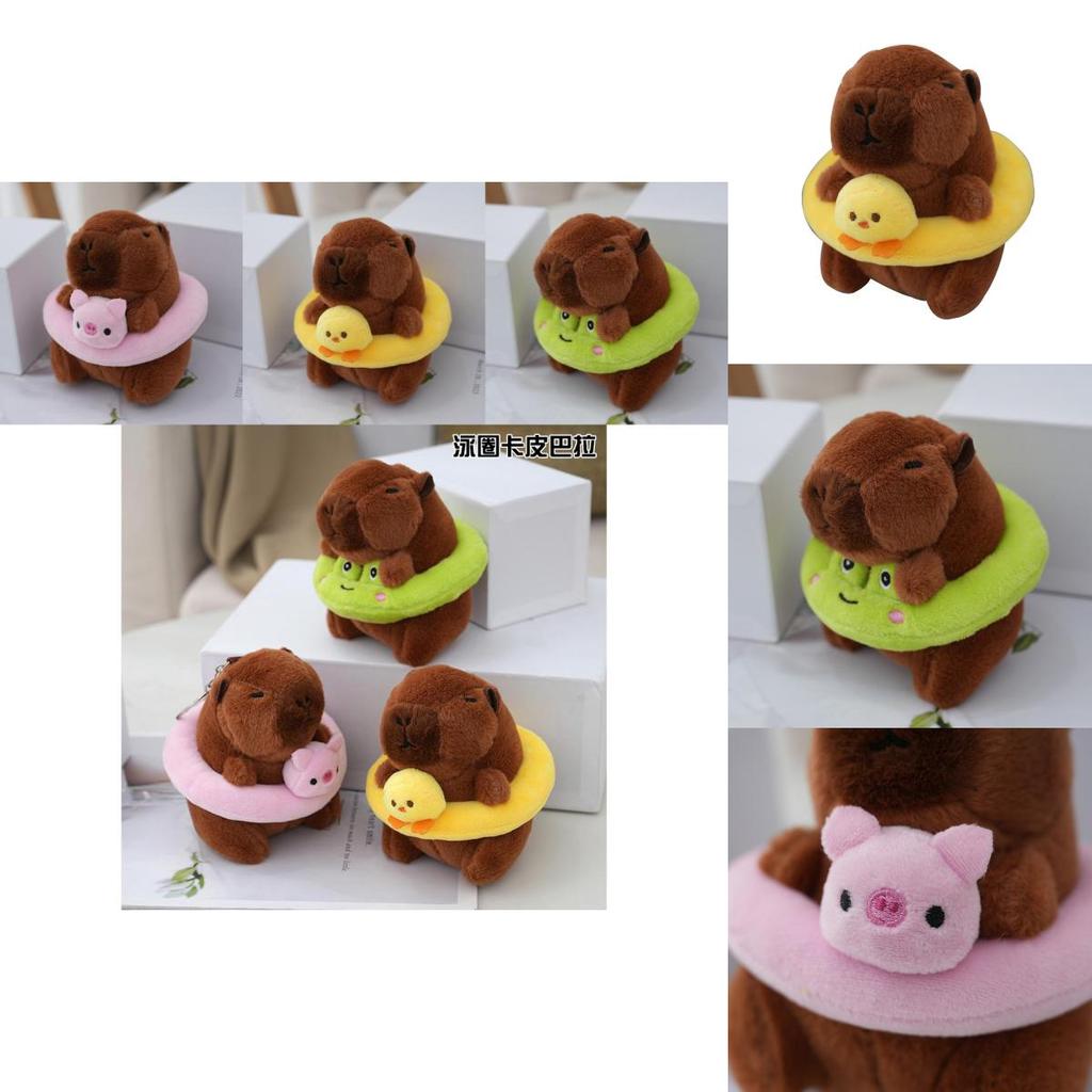 Очаровательная летняя капибара, плюшевая игрушка, мягкая подушка для объятий, подарок для девочек и детей