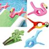 Beach Towel Clip Tropical Design Windproof Clothes Hats Bath Beach Towels Clips Portable Easy To Store Towel Clamp