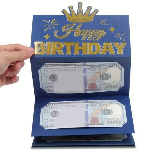 Конверт для денег на день рождения для наличных DIY держатель для денег и подарочная карта