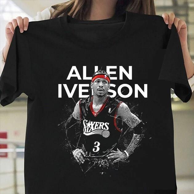 Men's and Women's T-shirts Hot Allen Iverson New Men S-5XL Shirt