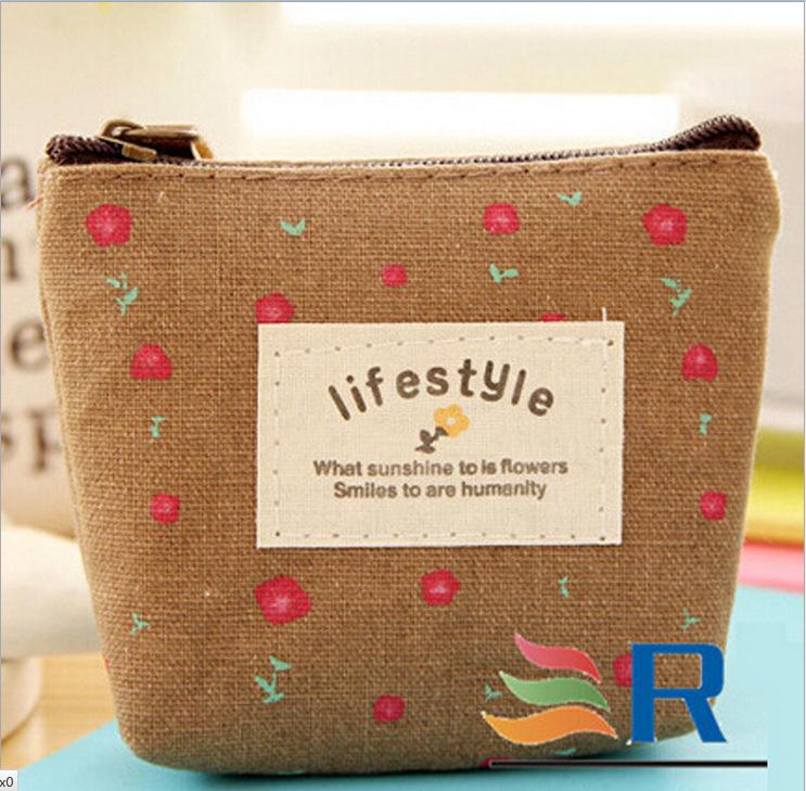 Милый японский и корейский цветочный кошелек для монет для детей с возможностью нанесения логотипа на заказ