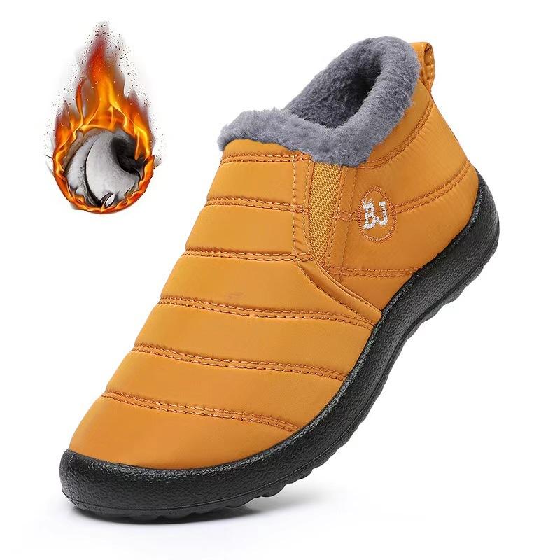 Winter Women's Cotton Shoes Waterproof and Warm Cotton Shoes Non-slip Polyurethane Bottom Umbrella Cloth Cotton Shoes