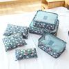6pcs Travel Storage Bag Set for Clothes Tidy Organizer Wardrobe Suitcase Pouch Travel Organizer Bag Case Shoes Packing Cube Bag
