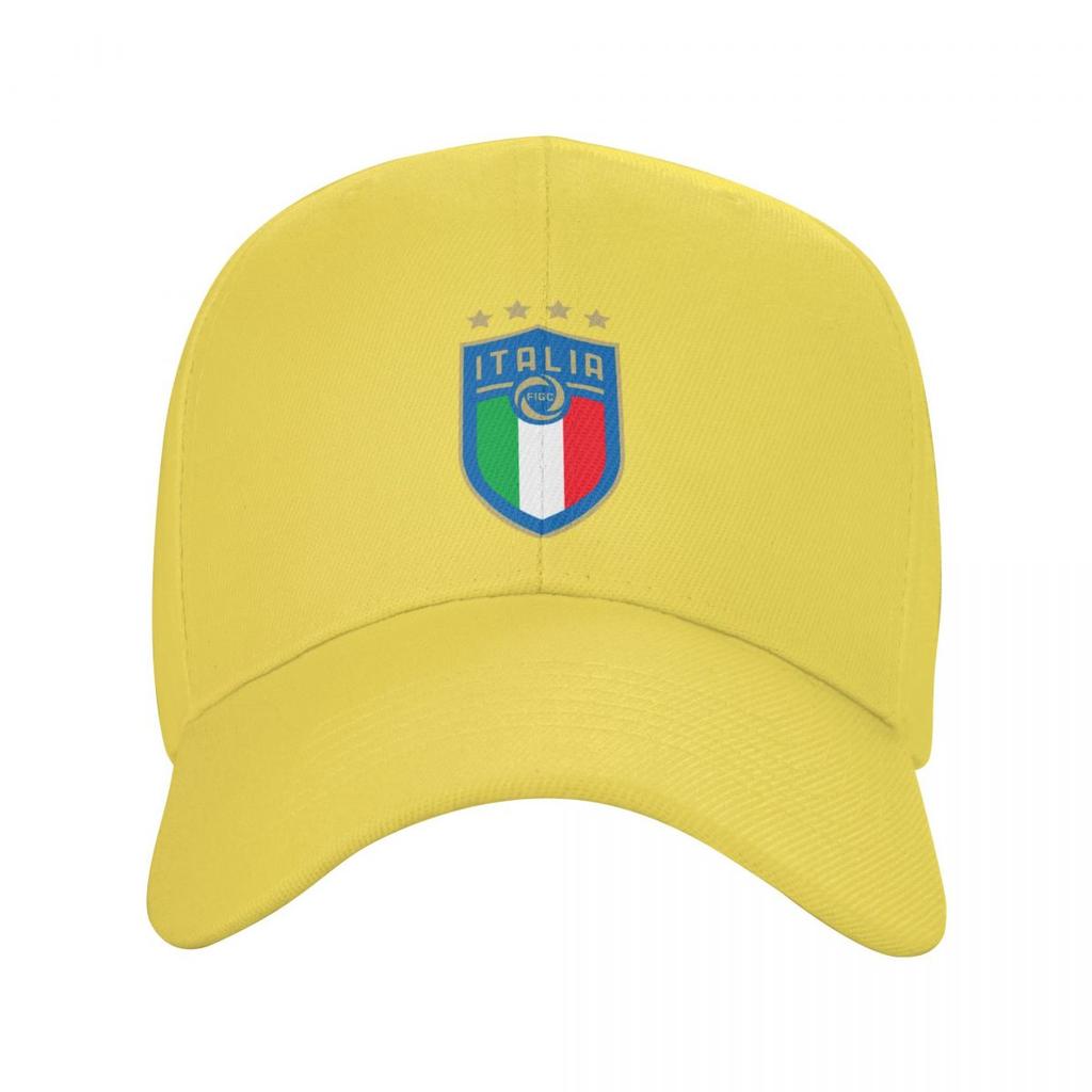 Personalized Italia Figc Baseball Cap for Unisex Women Breathable Italian Football Gift Dad Hat Outdoor