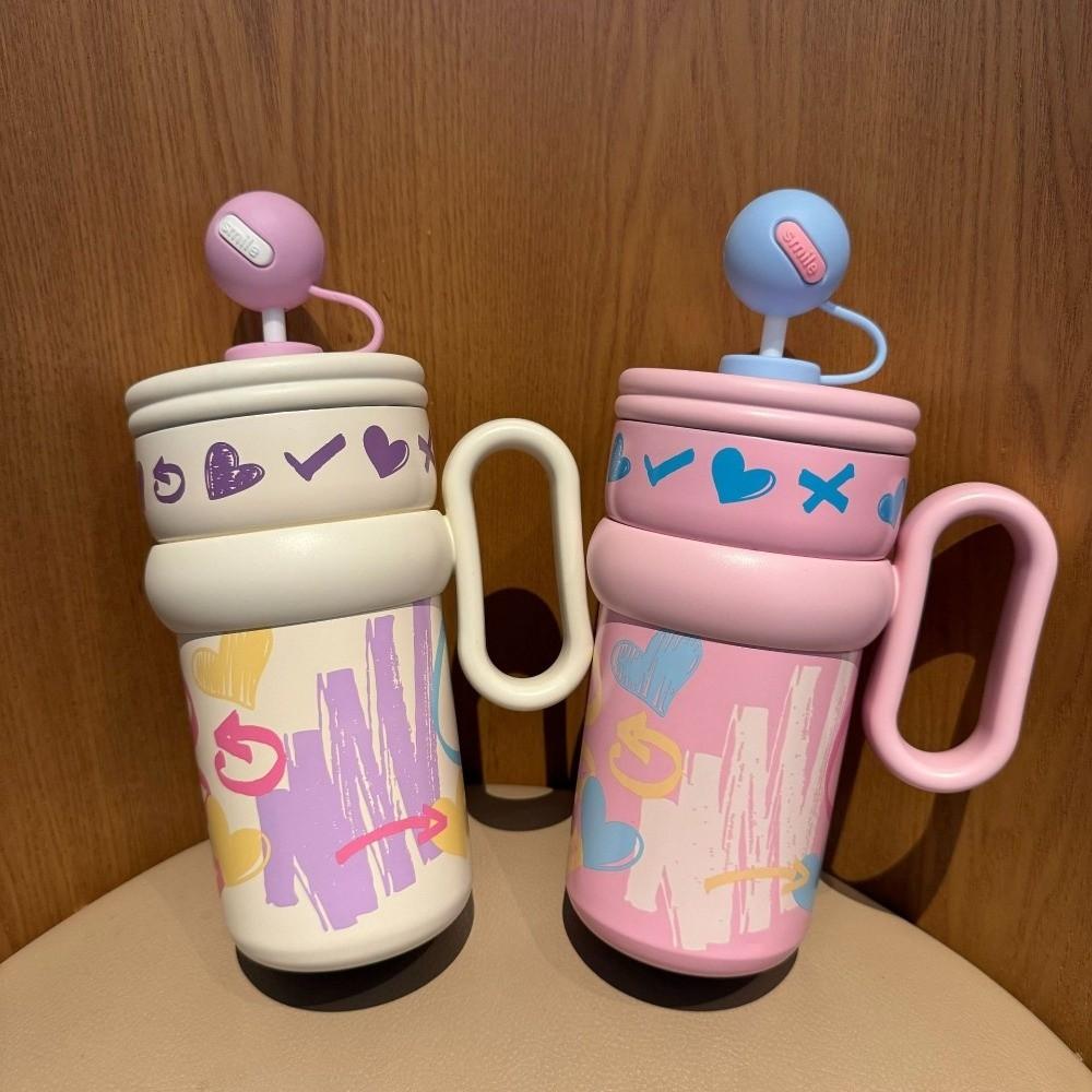 Милая бутылка-термос 540 мл Термокружка Портативная термобутылка для воды Офис