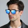 Легкие квадратные солнцезащитные очки из TR90 для мужчин, защита UV400, классические очки для вождения, уличные очки, прочные, удобные