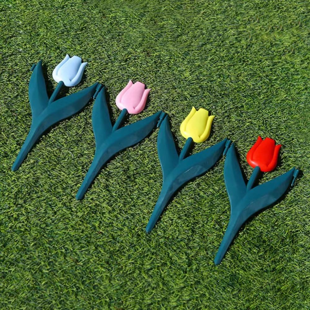 10pcs Gardening Landscaping Tulip Flower Garden Fence Plastic Flower Bed Fence Garden Fence  Outdoor