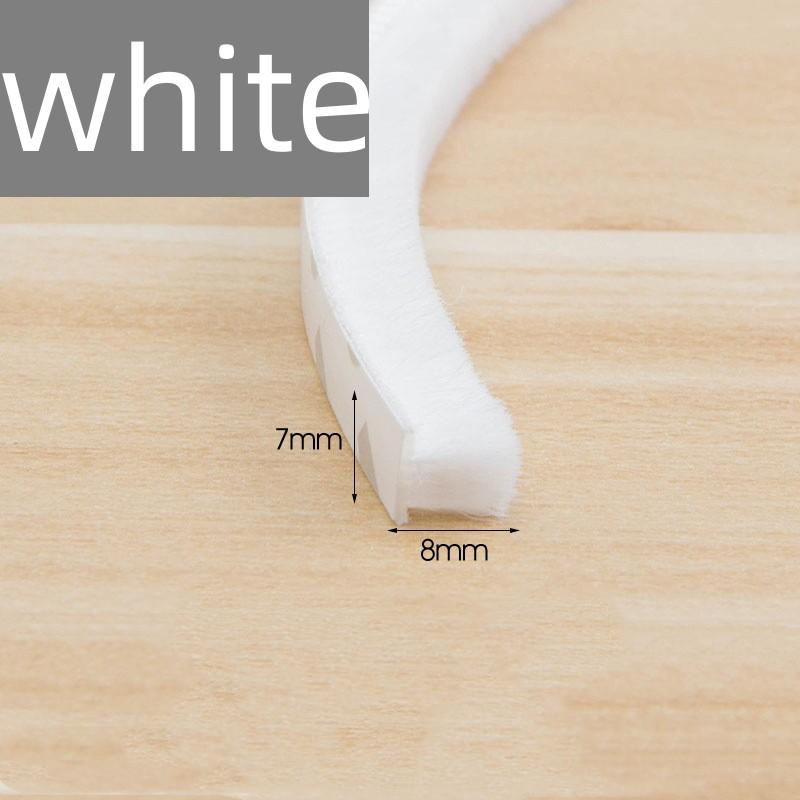 10M Self-adhesive Brush Strip For Door Window Windproof Dust-proof Sealing Home Sound Insulation Weather Stripping