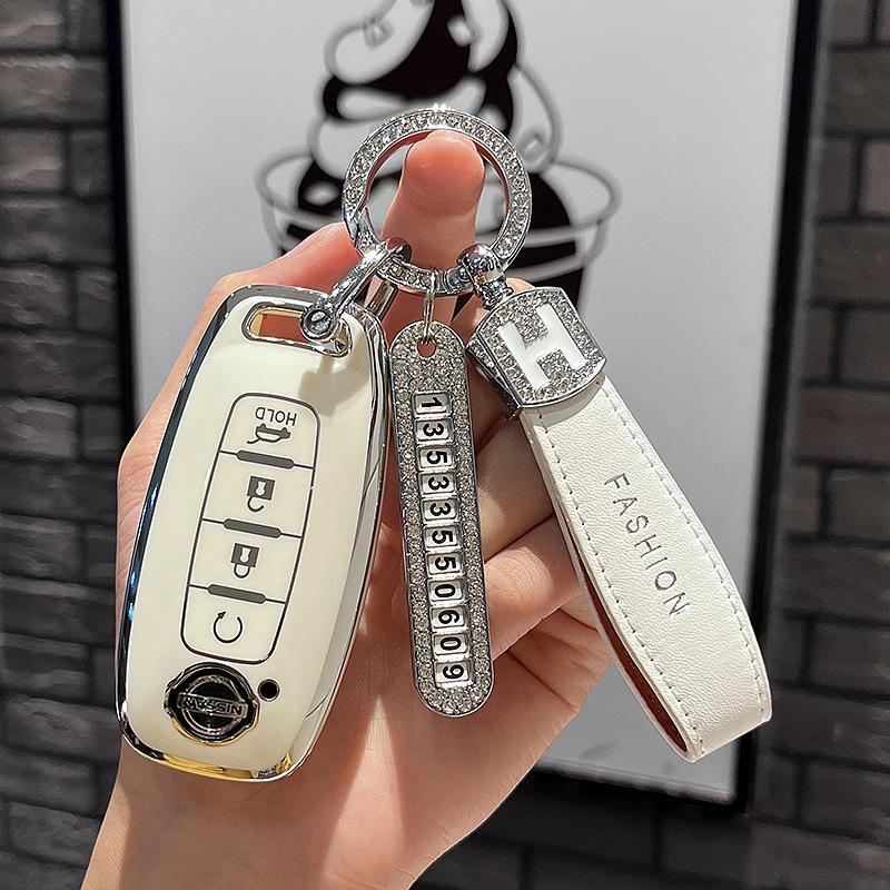 Специальный чехол для ключей Nissan Teana2023Новый высококачественный защитный чехол для пряжки сумки