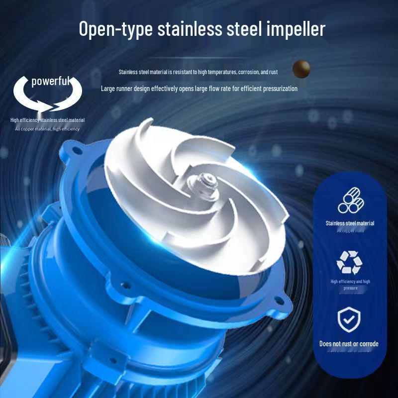 Pure Copper Motor Booster: Industrial Grade Vertical Pipeline Circulation Pump for Agriculture & Farmland