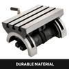 Tilting Milling Table 10x7inch Tilting Angle Milling Machine 0-90°Adjustable Swivel Angle Plate with 3 T-slots and an Adjustable Crank Handle Heavy