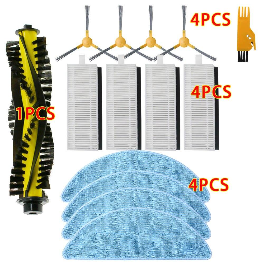 Боковые щетки Hepa-фильтр, ткань для швабры, основная щетка для Neatsvor X500/600 Tesvor X500, сменные аксессуары для роботов-пылесосов