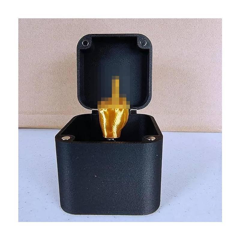 Уникальный и креативный декоративный подарок «Средний палец в коробке» для рождественских праздников