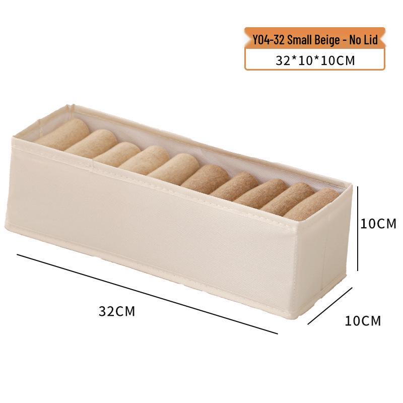 Большой складной контейнер для хранения из хлопка и льна с прозрачным окошком