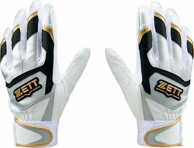 Перчатки ZETT Batting для обеих рук Silver x White M BG919G (1311)