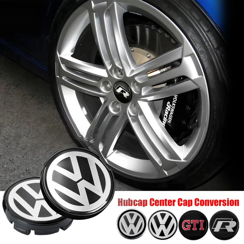 4Pcs Car Styling 56/65/66mm Wheel Center Hub Caps Cover for Volkswagen VW GTI Bora Cross Lavida Polo Golf Beetle Tiguan Scirocco zk1