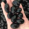 Крупные натуральные гладкие камни радужного обсидиана для аквариумов и комнатных растений